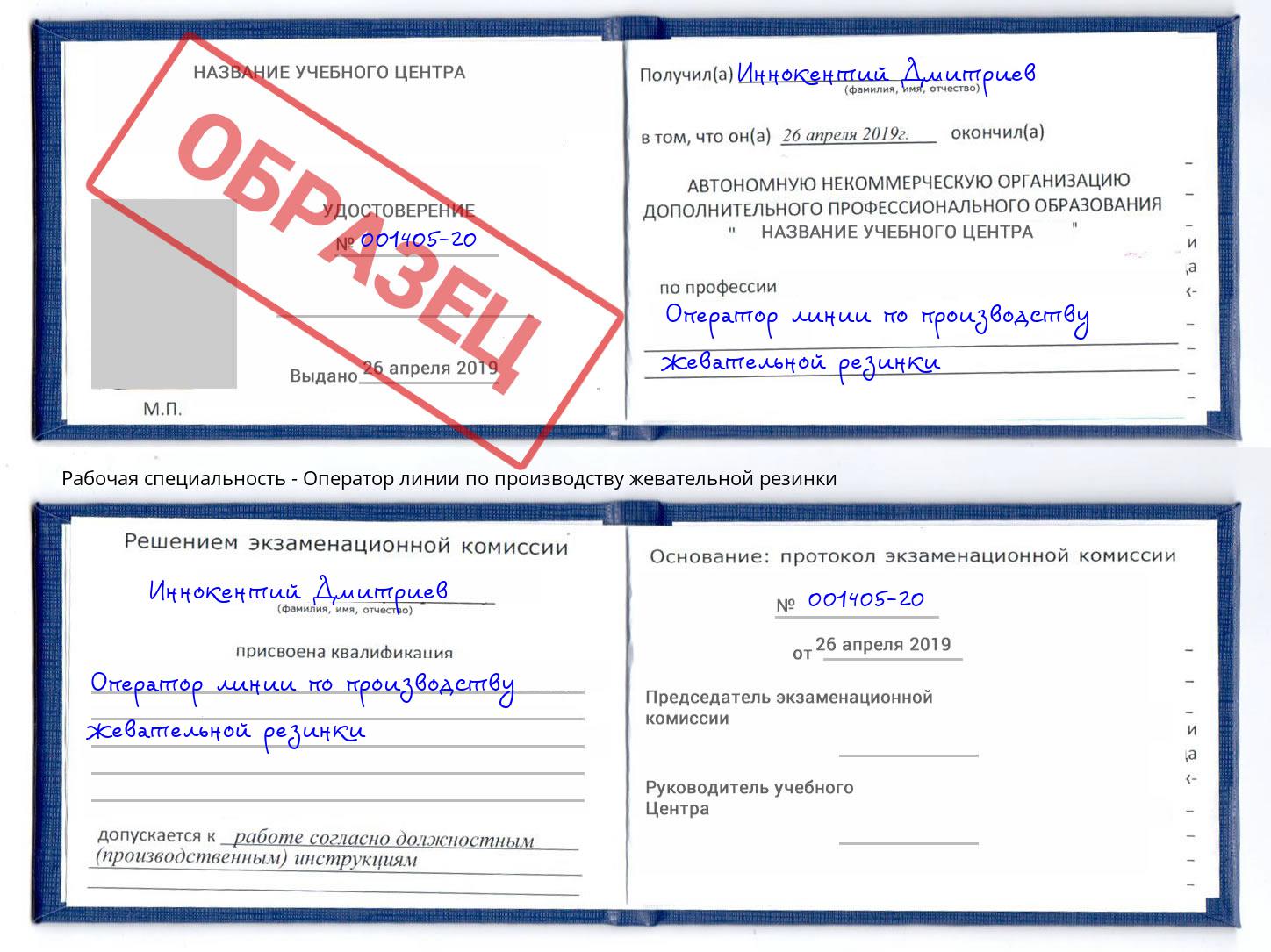 Оператор линии по производству жевательной резинки Таганрог
